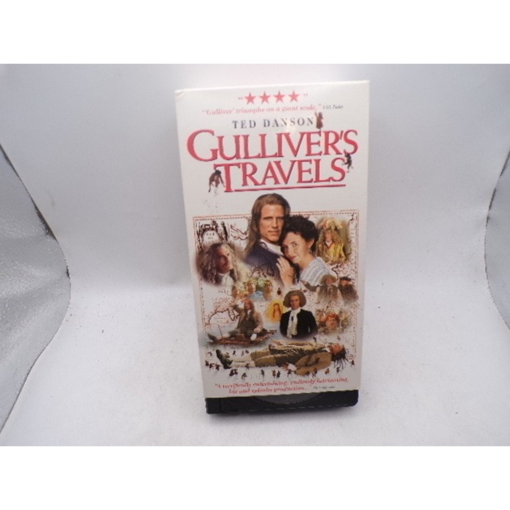 Gullivers Travels VHS 1996 Ted Danson Jim Henson Hallmark Entertainment 2 Tape
